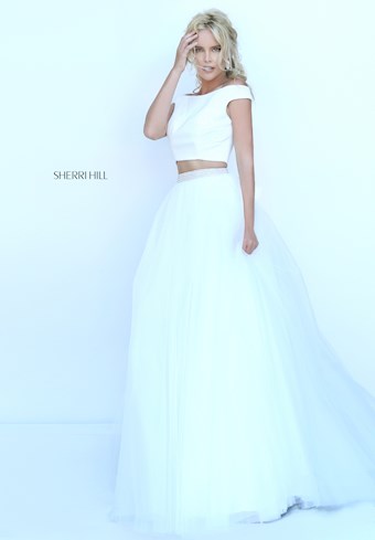 Sherri Hill 50315 #5 Ivory vertical thumbnail