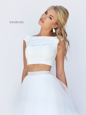 Sherri Hill 50315 #6 Ivory vertical thumbnail