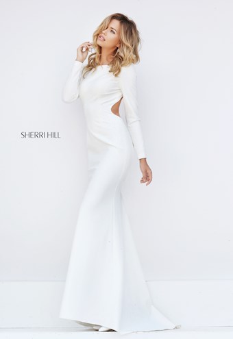 Sherri Hill 50316 #4 Ivory vertical thumbnail