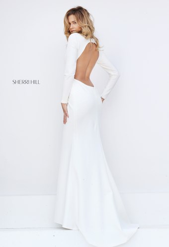 Sherri Hill 50316 #1 Ivory vertical thumbnail