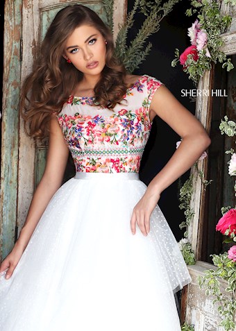 Sherri Hill 50319 #4 Ivory/Multi vertical thumbnail