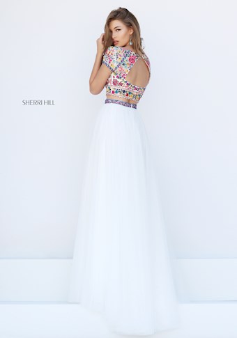 Sherri Hill 50342 #1 Ivory/Multi vertical thumbnail