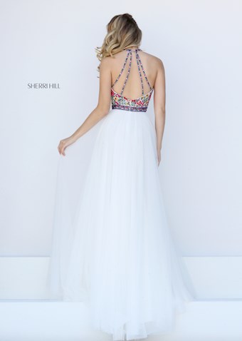 Sherri Hill 50343 #3 Ivory/Multi vertical thumbnail
