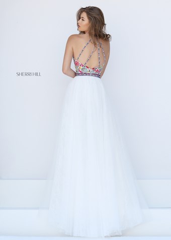 Sherri Hill 50343 #2 Ivory/Multi vertical thumbnail