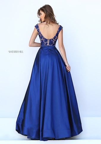 Sherri Hill 50346 #2 Navy vertical thumbnail