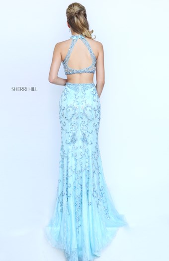 Sherri Hill 50349 #1 Light Blue vertical thumbnail