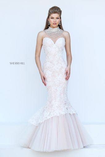 Sherri Hill 50356 #4 Ivory/Nude vertical thumbnail
