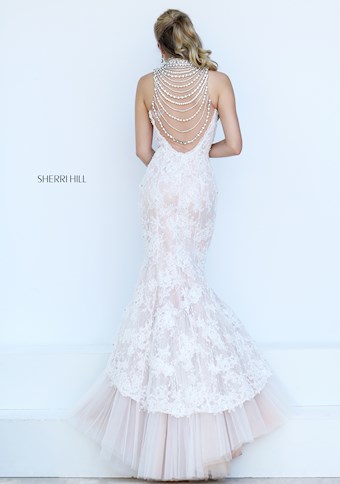 Sherri Hill 50356 #3 Ivory/Nude vertical thumbnail