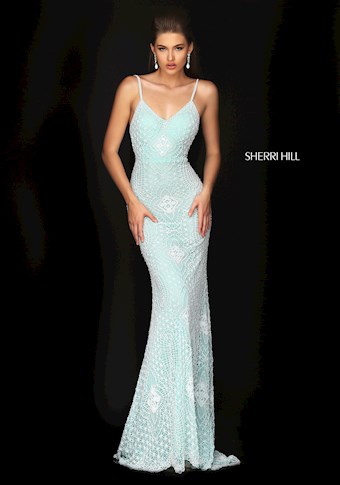 Sherri Hill 50378 #3 Nude/Ivory vertical thumbnail