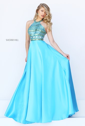 Sherri Hill 50388 #0 default Blue frontface vertical thumbnail