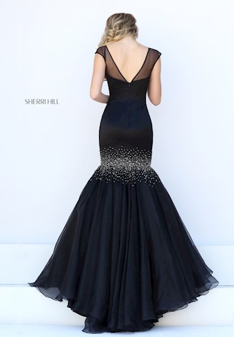 Sherri Hill 50392 #1 Black vertical thumbnail