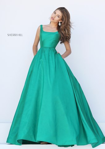 Sherri Hill 50404 #2 Emerald vertical thumbnail