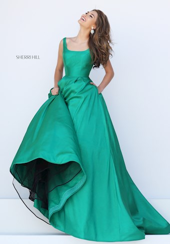 Sherri Hill 50404 #1 Emerald vertical thumbnail