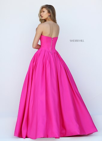 Sherri Hill 50406 #3 Fuchsia vertical thumbnail