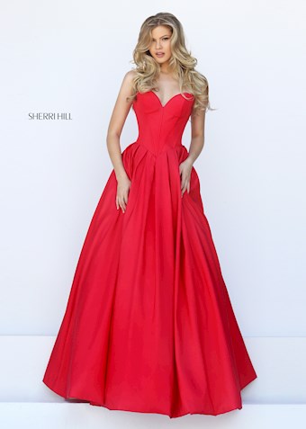 Sherri Hill 50406 #2 Red vertical thumbnail