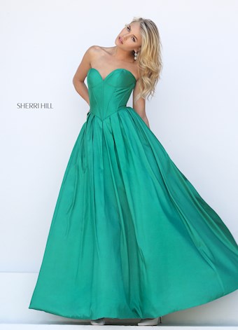 Sherri Hill 50406 #1 Emerald vertical thumbnail