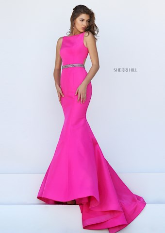 Sherri Hill 50408 #0 default Fuchsia frontface vertical thumbnail