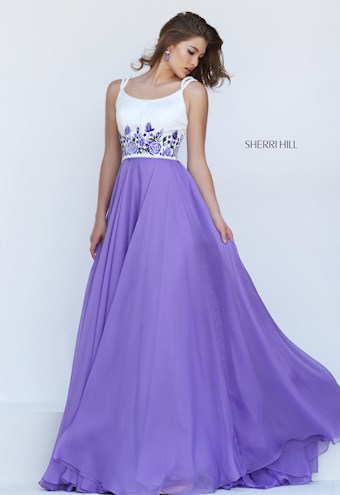 Sherri Hill 50410 #0 default Purple frontface vertical thumbnail