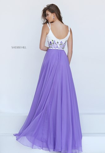 Sherri Hill 50410 #3 Purple vertical thumbnail