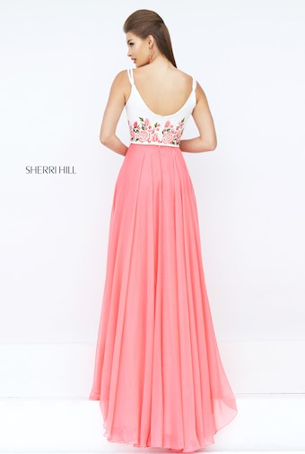 Sherri Hill 50410 #2 Coral vertical thumbnail