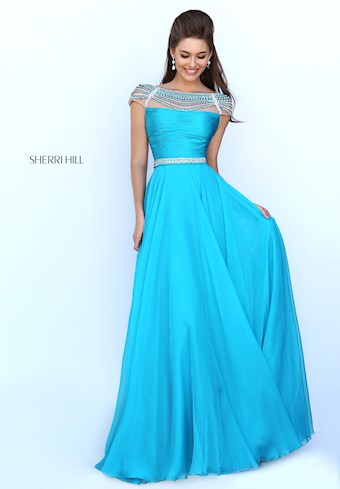 Sherri Hill 50414 #4 Turquoise vertical thumbnail