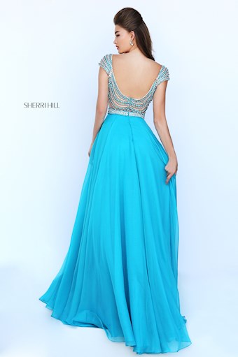 Sherri Hill 50414 #3 Turquoise vertical thumbnail