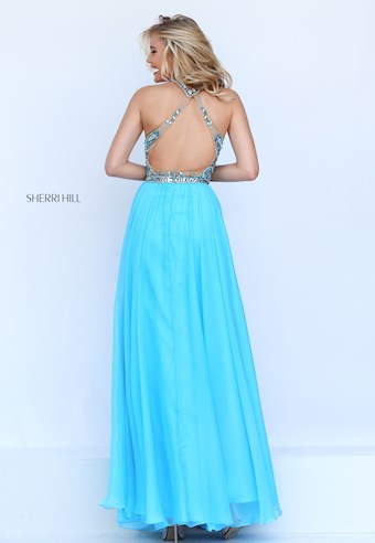 Sherri Hill 50420 #12 default Turquoise backface vertical thumbnail
