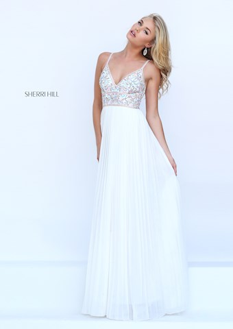 Sherri Hill 50432 #5 Ivory/Multi vertical thumbnail