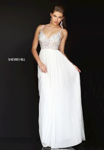 Sherri Hill 50432 #2 Ivory/Multi vertical thumbnail