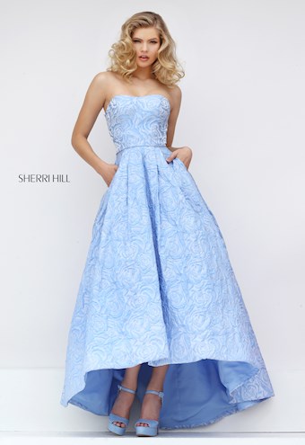 Sherri Hill 50436 #23 Blue vertical thumbnail