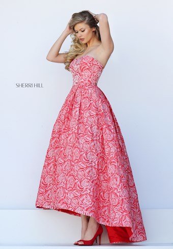 Sherri Hill 50436 #7 Red vertical thumbnail