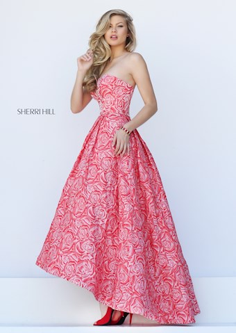 Sherri Hill 50436 #14 Red vertical thumbnail