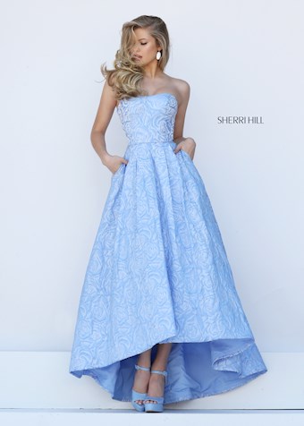 Sherri Hill 50436 #19 Blue vertical thumbnail