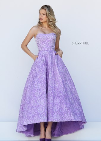 Sherri Hill 50436 #22 Lilac vertical thumbnail