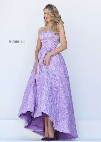 Sherri Hill 50436 #15 Lilac vertical thumbnail