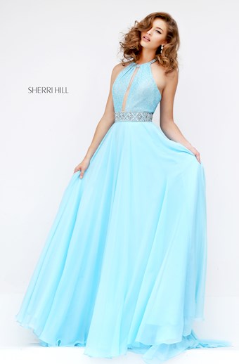 Sherri Hill 50454 #4 Light Blue vertical thumbnail
