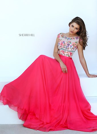 Sherri Hill 50457 #2 Fuchsia/Multi vertical thumbnail