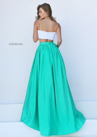 Sherri Hill 50459 #2 Ivory/Jade vertical thumbnail