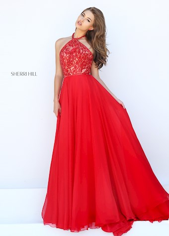 Sherri Hill 50468 #4 Red vertical thumbnail
