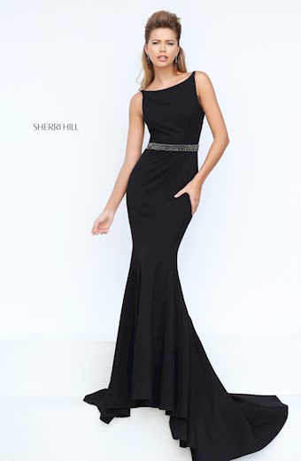 Sherri Hill 50471 #1 Black vertical thumbnail