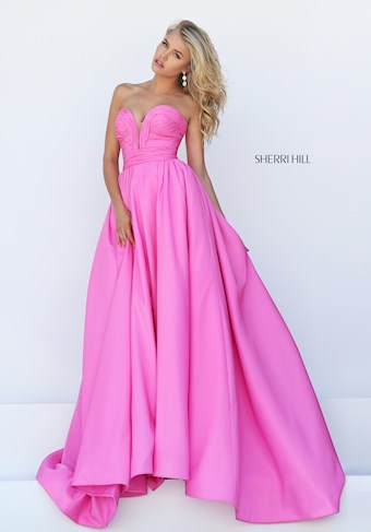 Sherri Hill 50479 #0 default Pink frontface vertical thumbnail