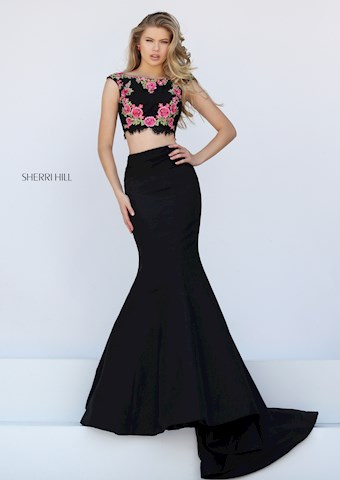 Sherri Hill 50486 #1 Black vertical thumbnail