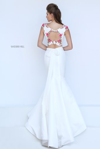 Sherri Hill 50486 #3 Ivory vertical thumbnail