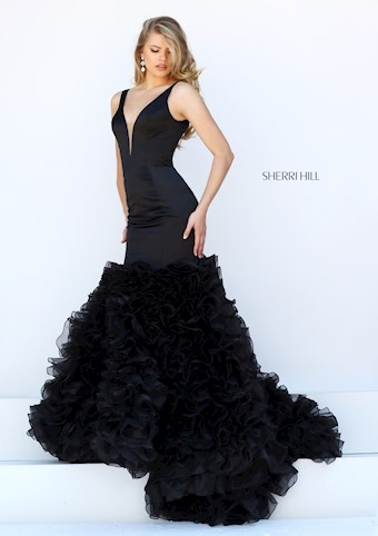 Sherri Hill 50487 #30 Black vertical thumbnail