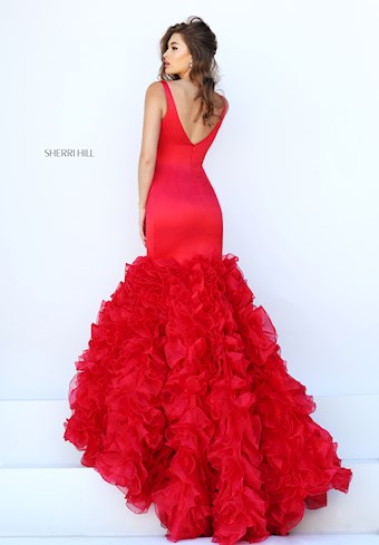 Sherri Hill 50487 #22 Red vertical thumbnail