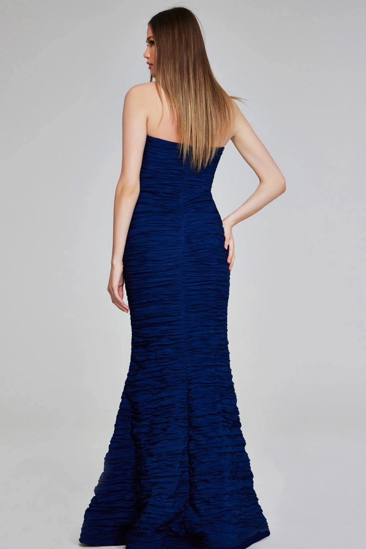 Jovani Style #40045 #1 default Navy backface vertical picture