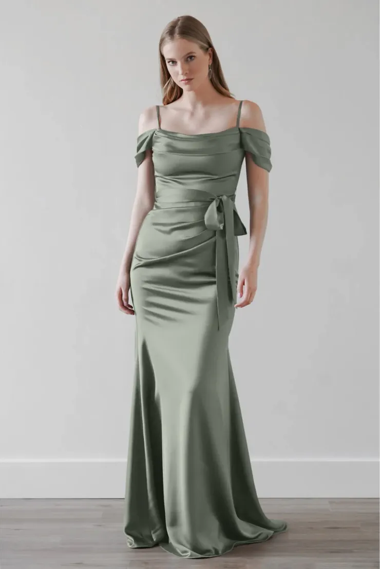 watters bridesmaid dress reviews Watters Bridesmaid Dress Duran Fig main image 0