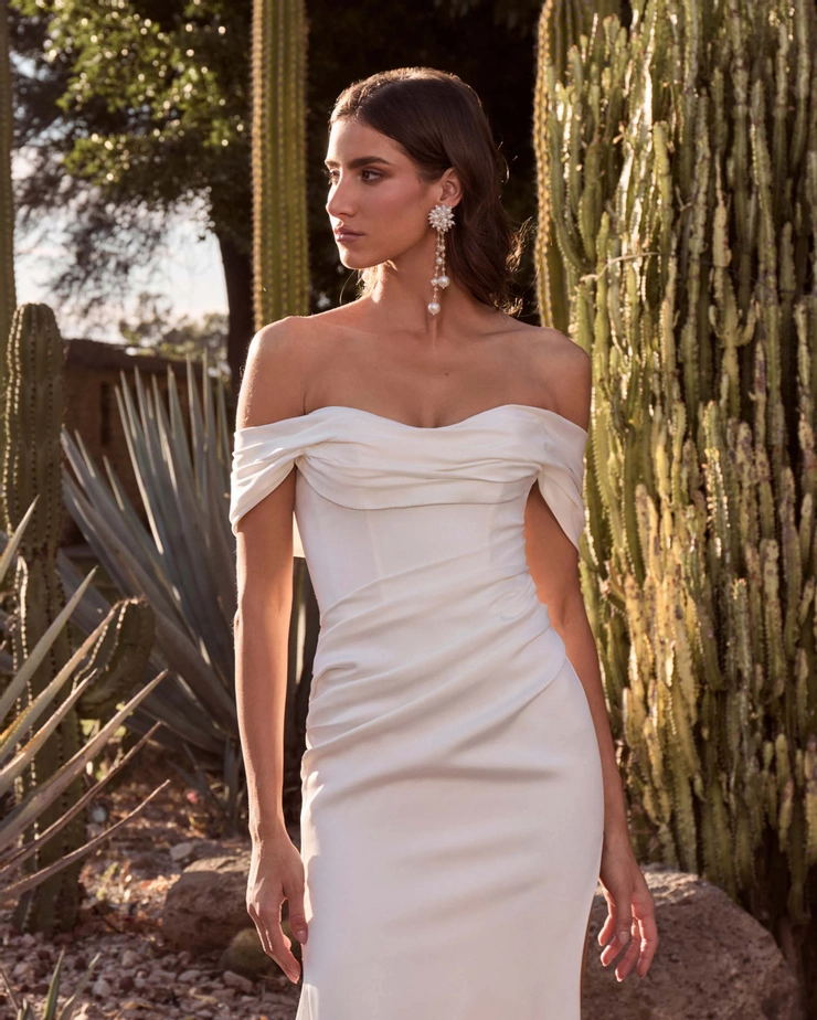 La Perle by Calla Blanche Style #LP2445 #3 frontface vertical cropped picture