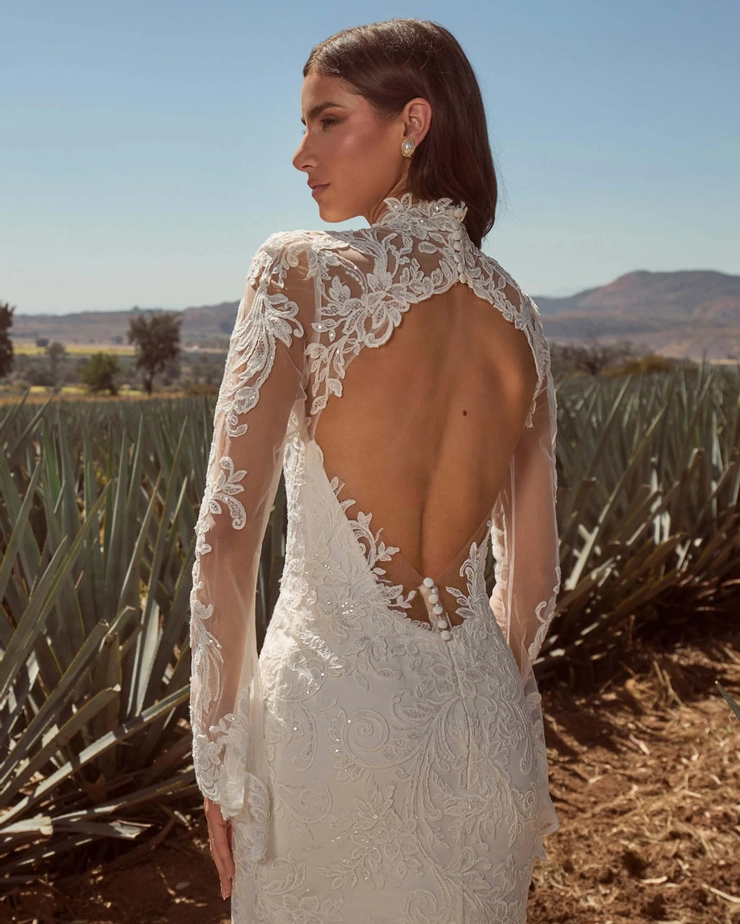 La Perle by Calla Blanche Style #LP2451 #3 backface vertical cropped picture