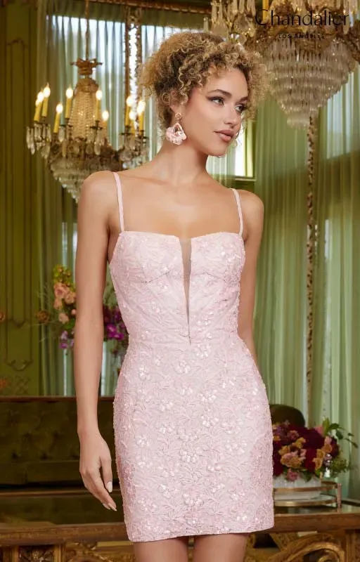 chandelier homecoming dresses Chandalier Style #70075 Luxurious Plunging Sheath with Appliques chronograph